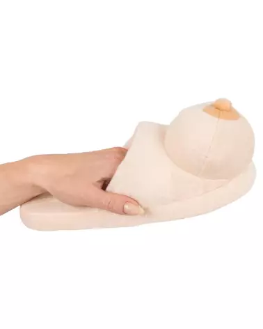 Chaussons en forme de seins Boob Slippers humoristiques et confortables-5