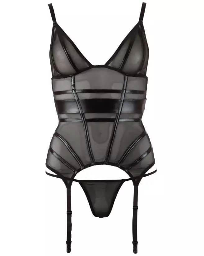 Photo de la guêpière Cami Suspender par Cottelli Lingerie, élégante et séduisante-4