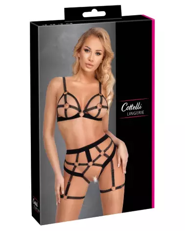 Photo de l'ensemble Bra Set Open de Cottelli LINGERIE, lingerie élégante et séductrice-1