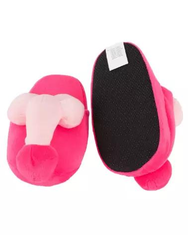 Chaussons en forme de pénis Slippers Penis Pink, cadeau humoristique et original-4