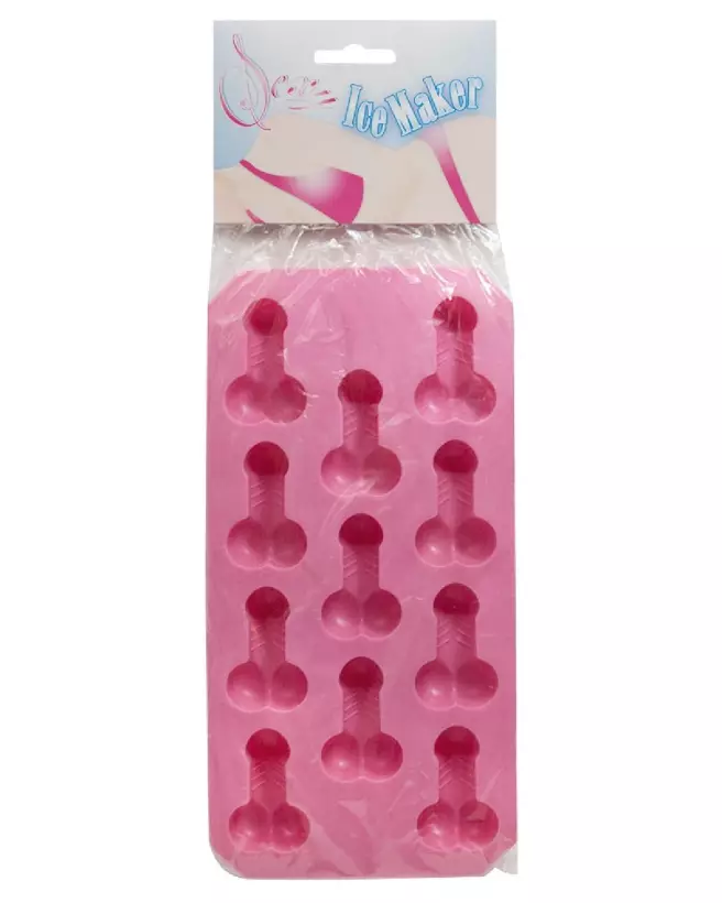 Bac à glaçons Willy Ice Tray en forme de pénis pour soirées humoristiques-1