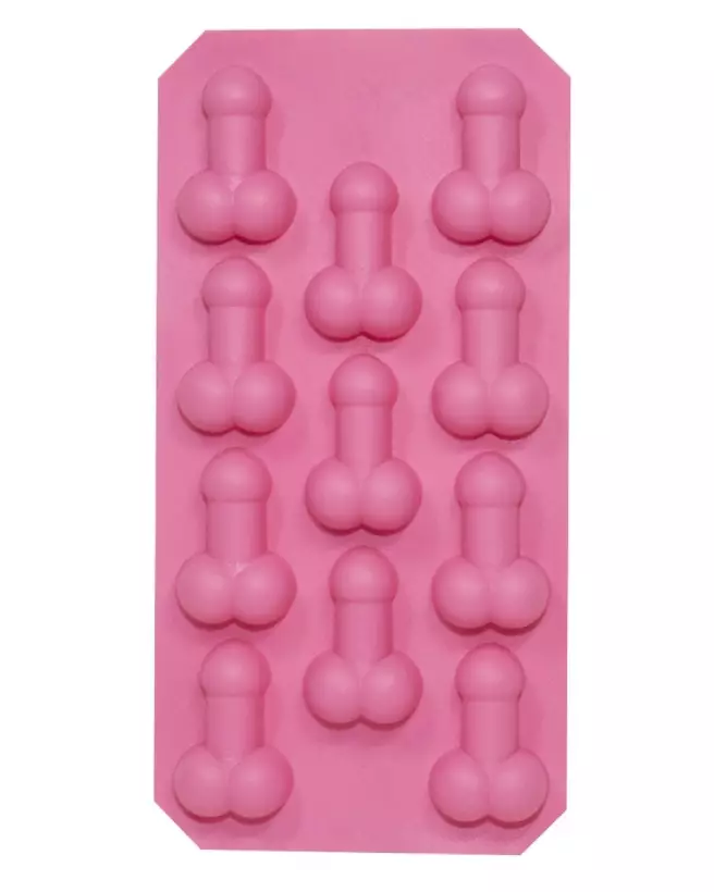 Bac à glaçons Willy Ice Tray en forme de pénis pour soirées humoristiques-4