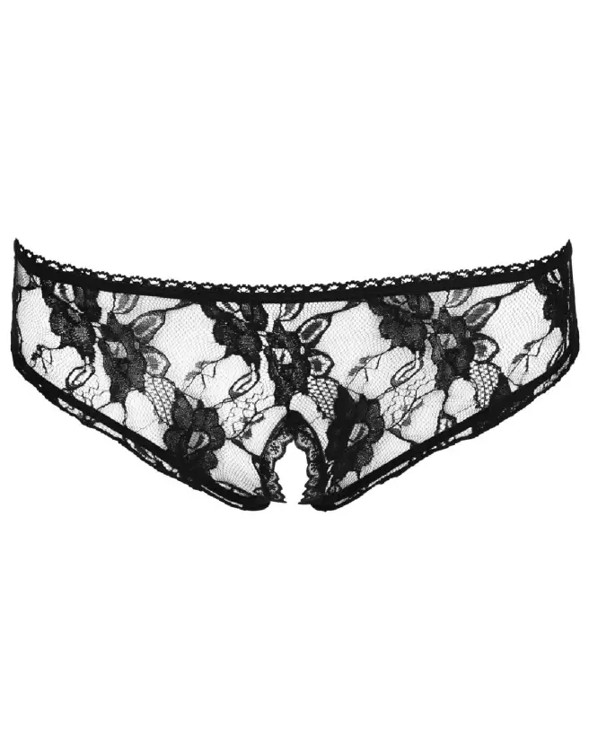 Photo de Crotchless Briefs noirs Cottelli Lingerie, lingerie sexy et confortable-6