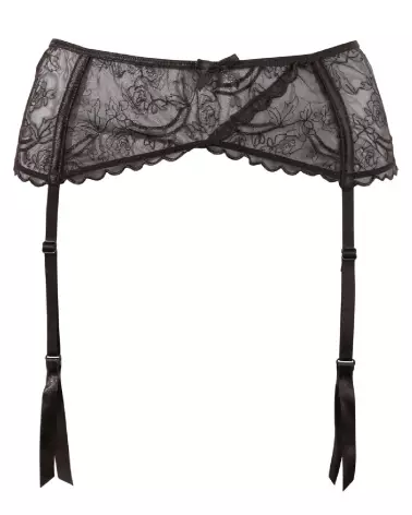 Porte-jarretelles noir Cottelli Lingerie élégant et confortable-4