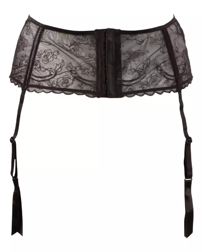 Porte-jarretelles noir Cottelli Lingerie élégant et confortable-5
