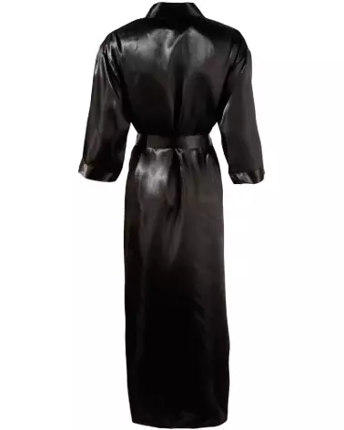 Kimono Black Cottelli Lingerie élégant et confortable en satin-5