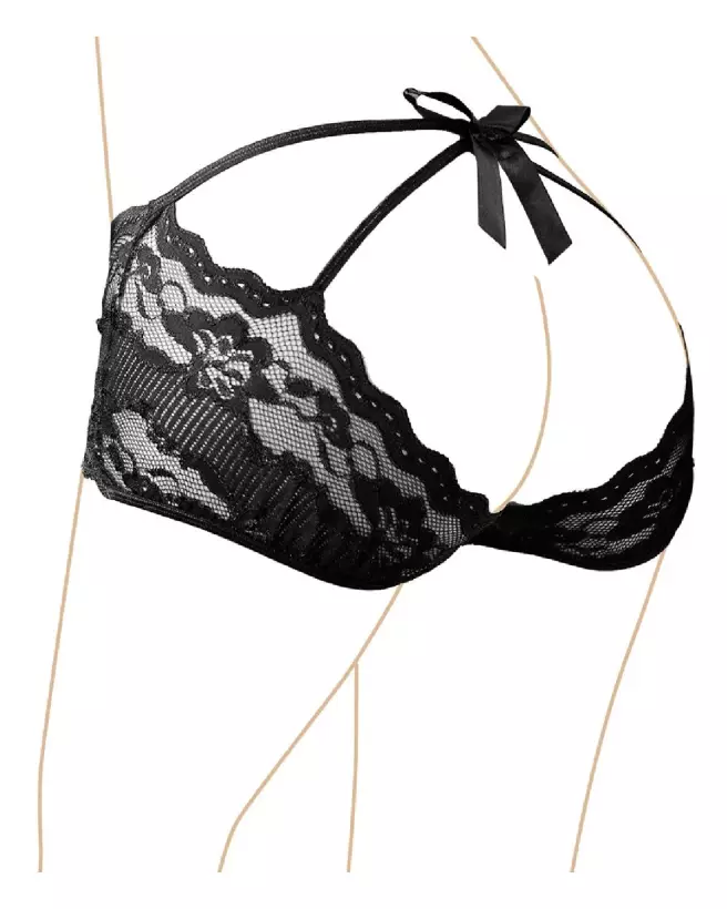 Image Panties Black Cottelli Lingerie - lingerie confortable et élégante-5