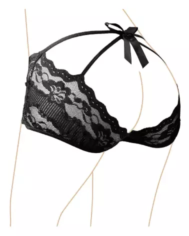 Image Panties Black Cottelli Lingerie - lingerie confortable et élégante-5