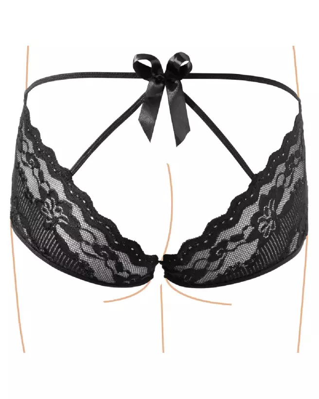 Image Panties Black Cottelli Lingerie - lingerie confortable et élégante-6