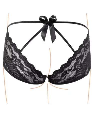 Image Panties Black Cottelli Lingerie - lingerie confortable et élégante-6