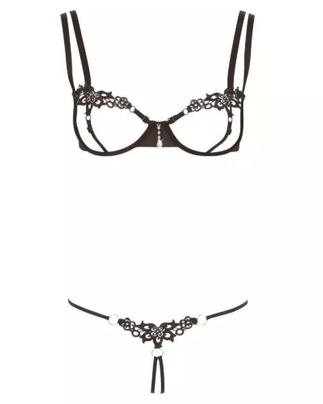 Photo de l'ensemble Bra Set Minimalistic par Cottelli LINGERIE, design élégant et minimaliste-7