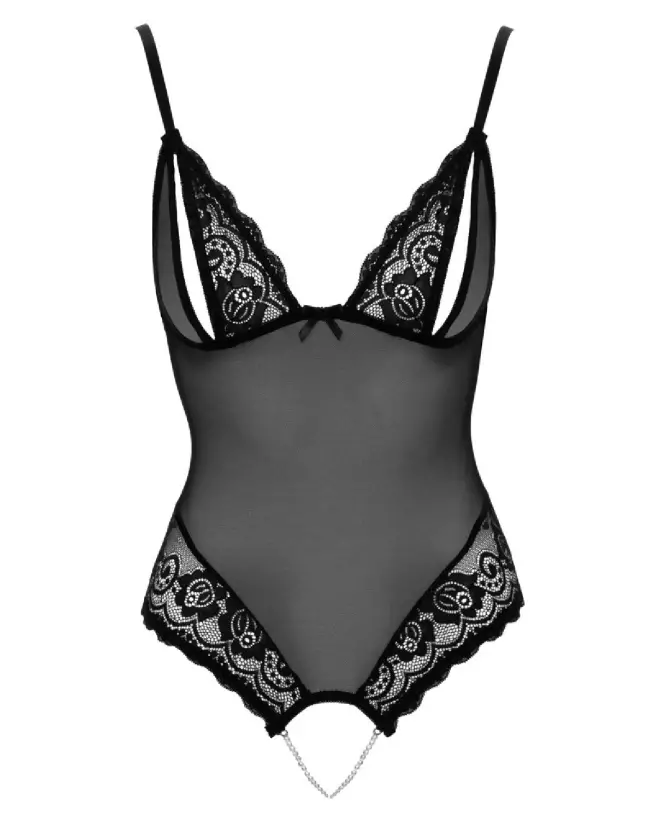 Body ouvert Cottelli Lingerie, lingerie érotique sensuelle et séduisante-6