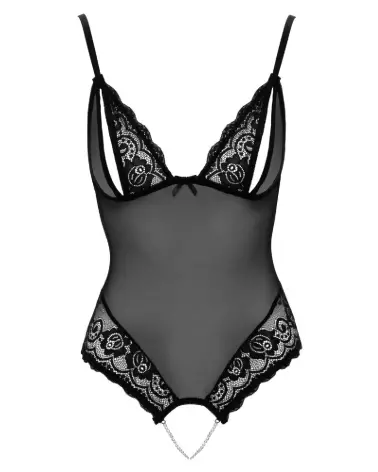 Body ouvert Cottelli Lingerie, lingerie érotique sensuelle et séduisante-6