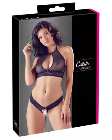 Ensemble Bra and String Cottelli Lingerie élégant et confortable-1