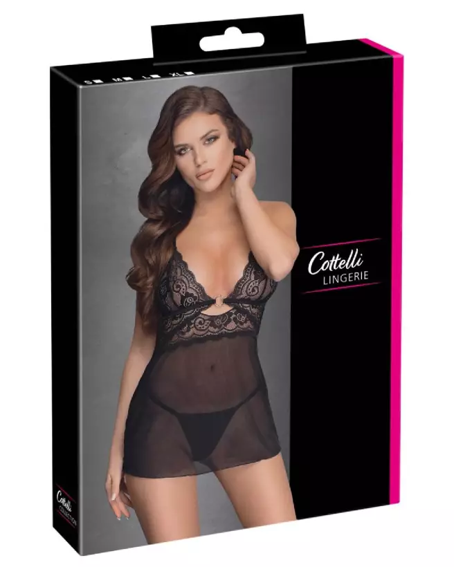 Nuisette Baby Doll Ring de Cottelli LINGERIE, élégance et confort en lingerie féminine-1