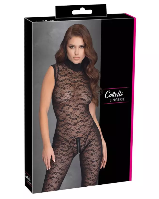 Jumpsuit Lace de Cottelli LINGERIE en dentelle élégante-1