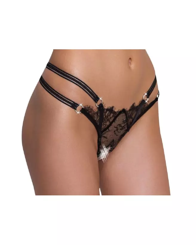 Crotchless string de Cottelli Lingerie pour une allure élégante et séduisante-3