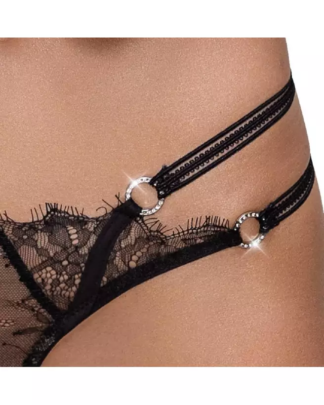 Crotchless string de Cottelli Lingerie pour une allure élégante et séduisante-5