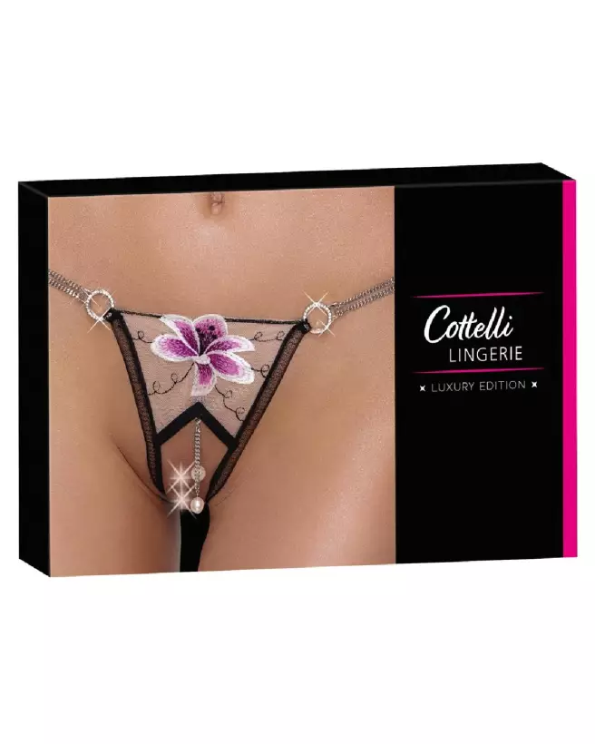 String Flower de Cottelli Lingerie en dentelle élégante-1