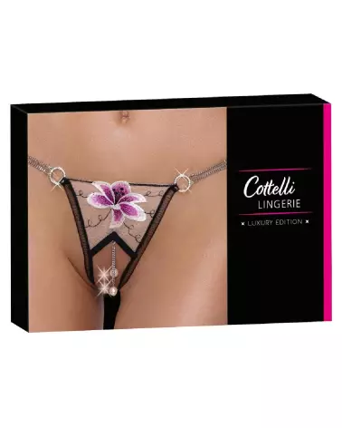 String Flower de Cottelli Lingerie en dentelle élégante-1