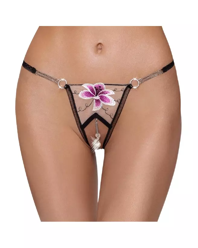 String Flower de Cottelli Lingerie en dentelle élégante-2