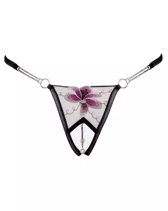 String Flower de Cottelli Lingerie en dentelle élégante-5