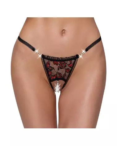 String Perles Ouvert Cottelli Lingerie - Lingerie Sexy et Érotique-2