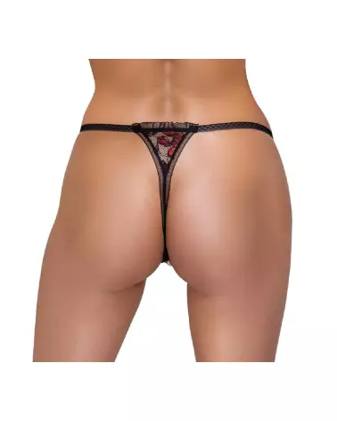 String Perles Ouvert Cottelli Lingerie - Lingerie Sexy et Érotique-4