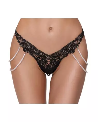 String with Pearl Chains de Cottelli LINGERIE élégant et sensuel-2