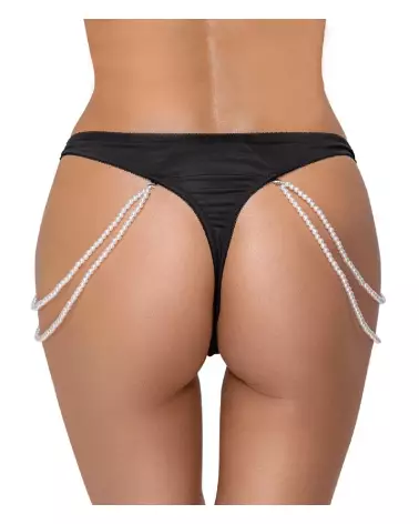 String with Pearl Chains de Cottelli LINGERIE élégant et sensuel-4