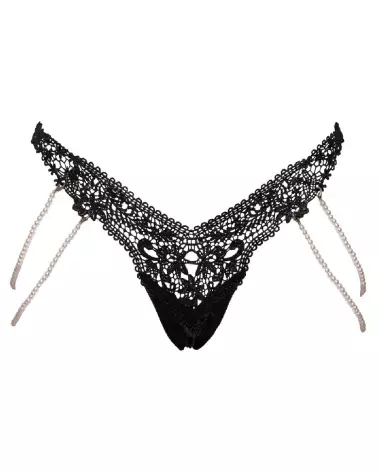 String with Pearl Chains de Cottelli LINGERIE élégant et sensuel-5