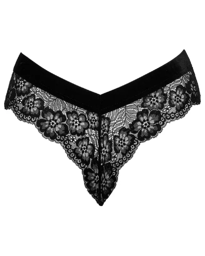 Image du Panties with Chain de Cottelli Lingerie, culotte élégante avec détail chaîne-5