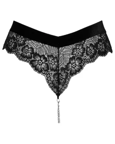 Image du Panties with Chain de Cottelli Lingerie, culotte élégante avec détail chaîne-6