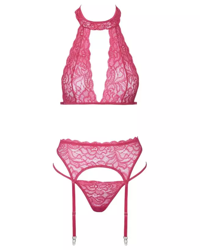 Cottelli LINGERIE Bra Suspender Set - Ensemble de lingerie élégant et confortable-6