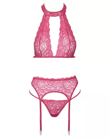 Cottelli LINGERIE Bra Suspender Set - Ensemble de lingerie élégant et confortable-6