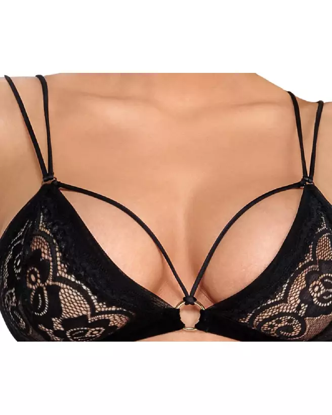 Photo de l'ensemble Bra Set Lace de Cottelli LINGERIE en dentelle élégante-7