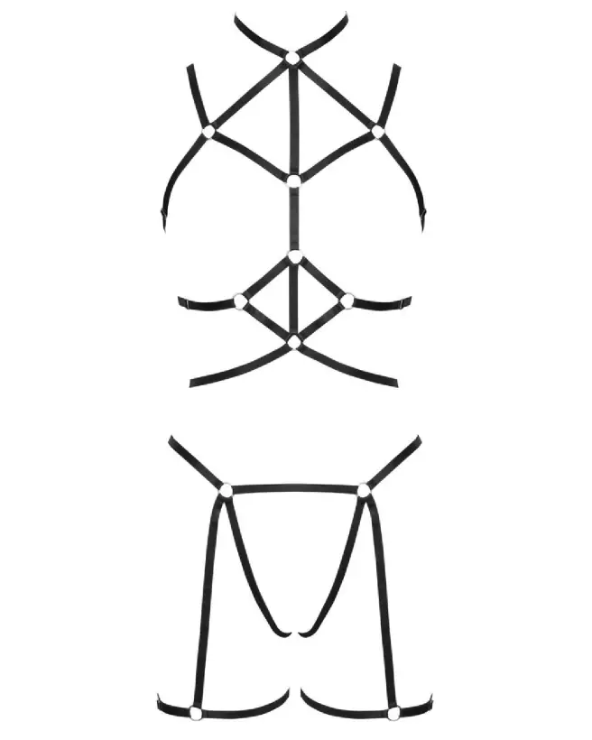 Photo du Bondage Set S-L de Cottelli Lingerie, tenue séduisante pour jeux érotiques-5