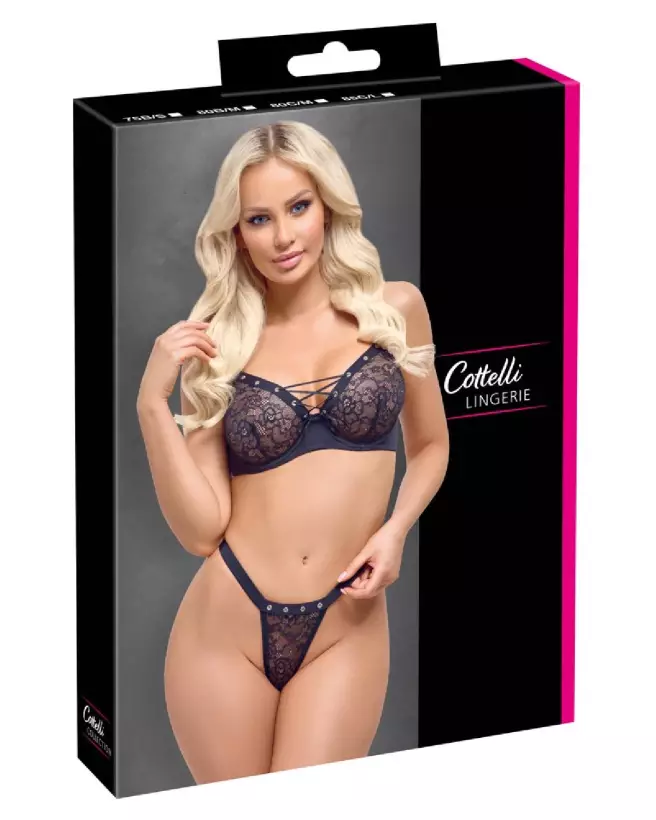 Photo de l'ensemble BH Set BL de Cottelli Lingerie, élégant et confortable-1