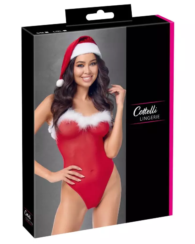 Costume sexy Noël Cottelli LINGERIE X-Mas Body and Hat-1