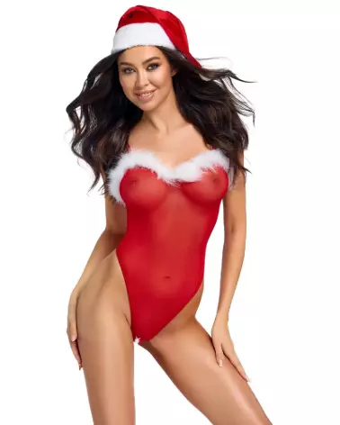 Costume sexy Noël Cottelli LINGERIE X-Mas Body and Hat-2