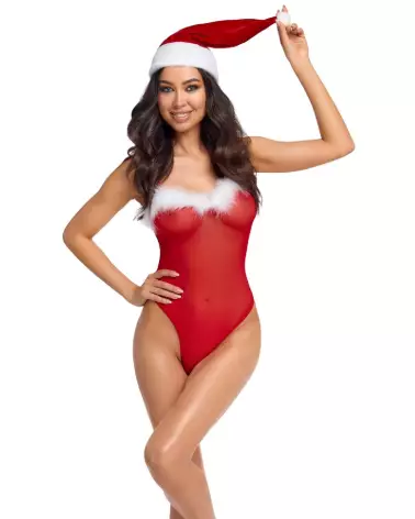 Costume sexy Noël Cottelli LINGERIE X-Mas Body and Hat-4