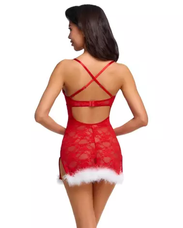 Robe sexy X-Mas Dress de Cottelli LINGERIE pour femme, idéale pour soirées festives-5