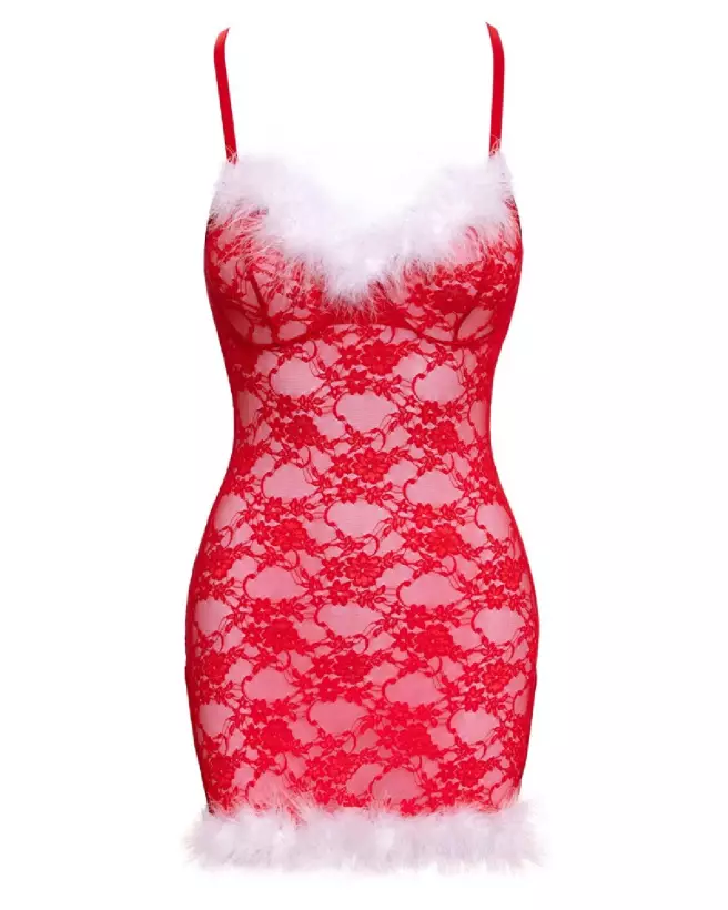 Robe sexy X-Mas Dress de Cottelli LINGERIE pour femme, idéale pour soirées festives-6