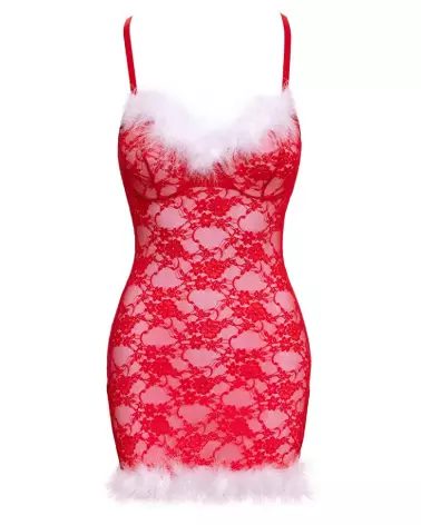 Robe sexy X-Mas Dress de Cottelli LINGERIE pour femme, idéale pour soirées festives-6