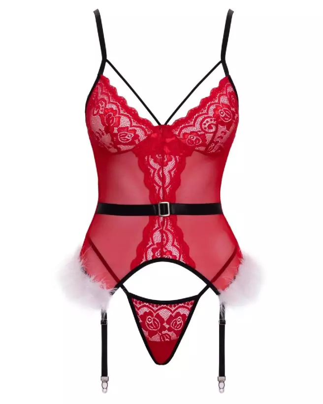 Image X-Mas Basque de Cottelli LINGERIE, costume sexy pour Noël-4