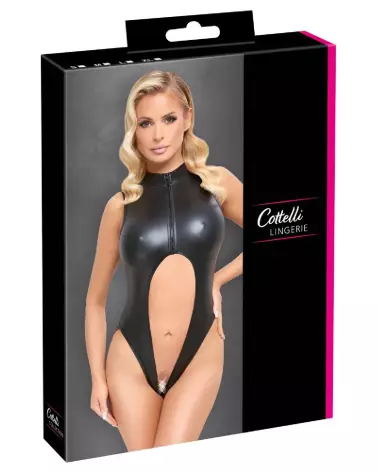 Image du Crotchless Body Zip par Cottelli Lingerie - Élégance et Séduction-1