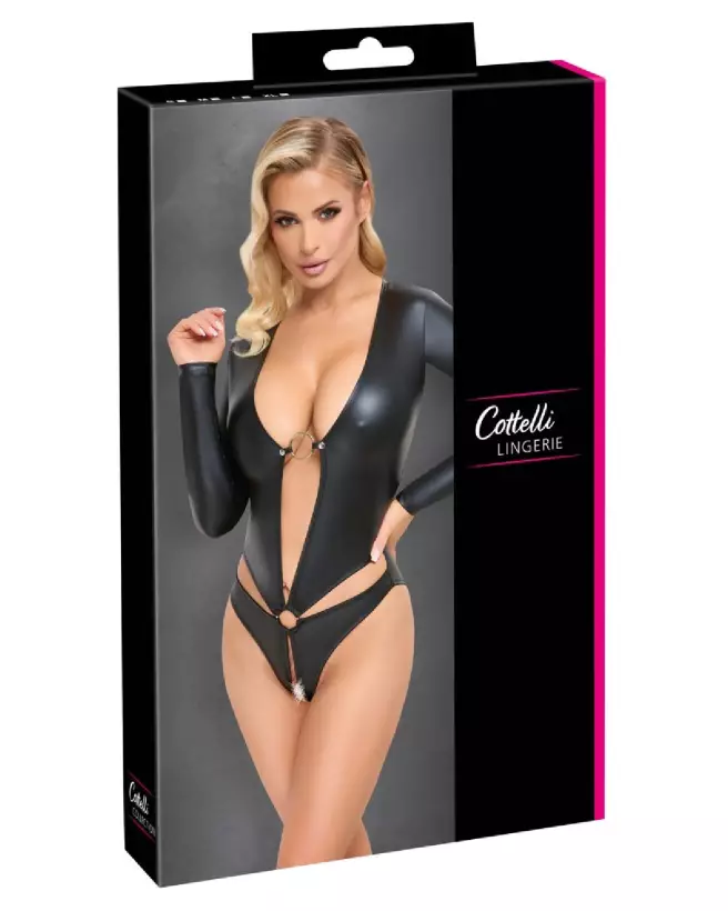 Body long sleeve de Cottelli Lingerie pour femme, élégant et confortable-1