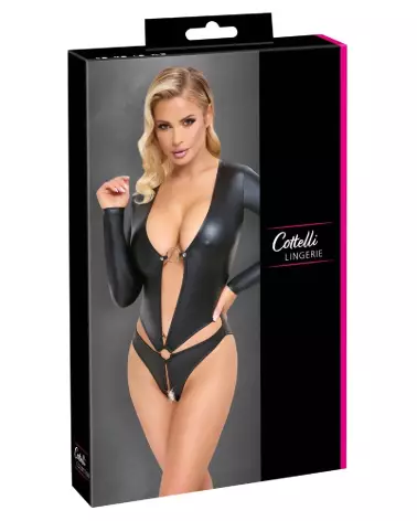 Body long sleeve de Cottelli Lingerie pour femme, élégant et confortable-1