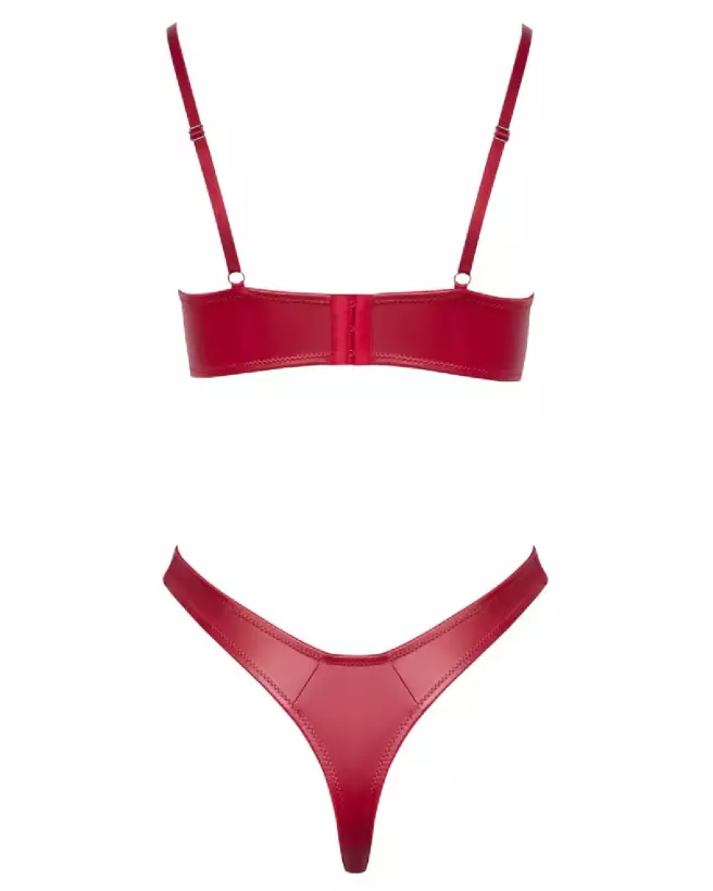 Bra Set rouge Cottelli Lingerie élégant et confortable-7