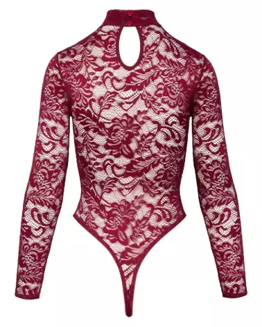 Body en dentelle rouge Cottelli LINGERIE élégant et sensuel-6